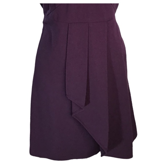 GAP - Cascading Sleeveless Sheath Dress in Plum - Size 6 EUC - Picture 9 of 14